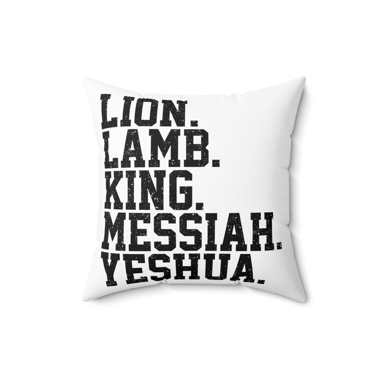 Uplifting Christianity Statements Uplifting Scriptures Spun Polyester Square Pillow