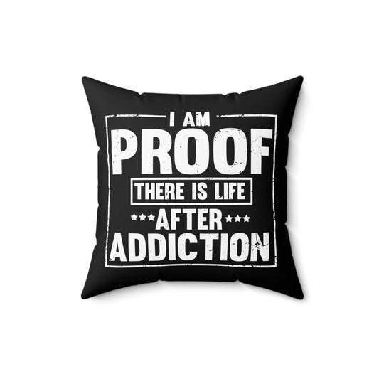 Novelty Uplifting Message Inspirational Inspiring Meditation Evocative Heartfelt Inspired Spun Polyester Square Pillow