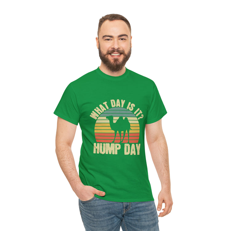 Shirt Funny Vintage Is It Hump Day Week Of Labour Memorable Graphic Nostalgic Classic T-Shirt Unisex Heavy Cotton Tee