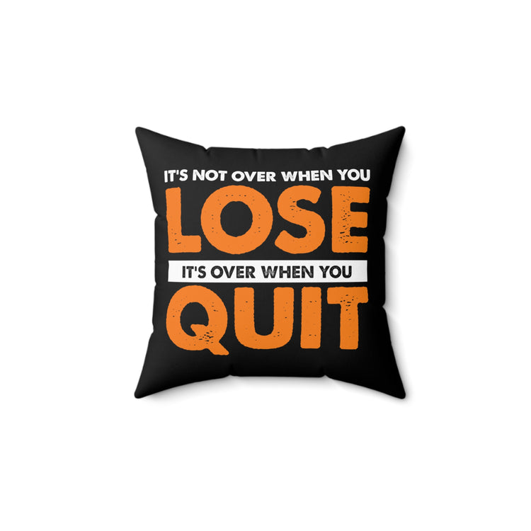 Novelty Inspirational CEO Uplifting Messages Entrepreneurs Spun Polyester Square Pillow