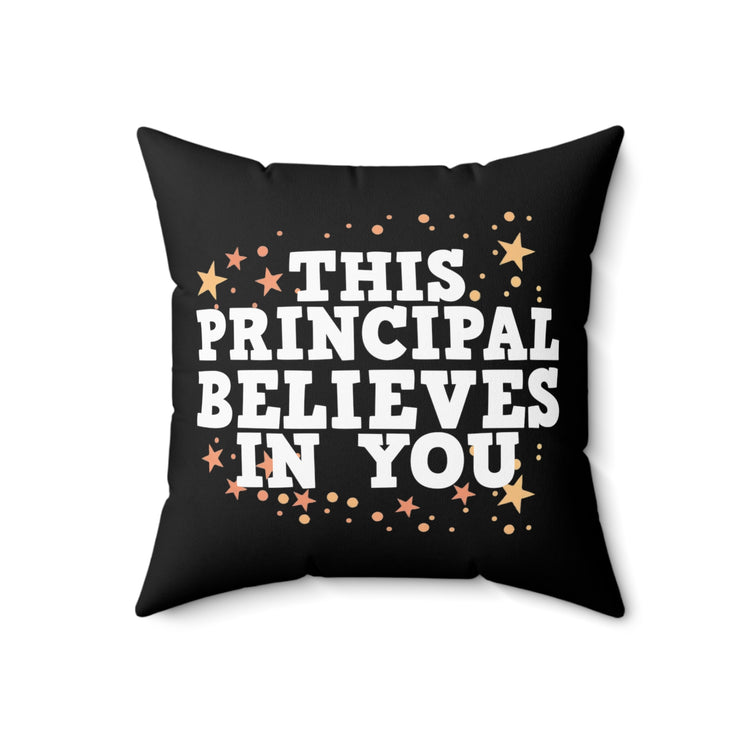 Hilarious Kindhearted Attitude Mind Academy University Group Spun Polyester Square Pillow