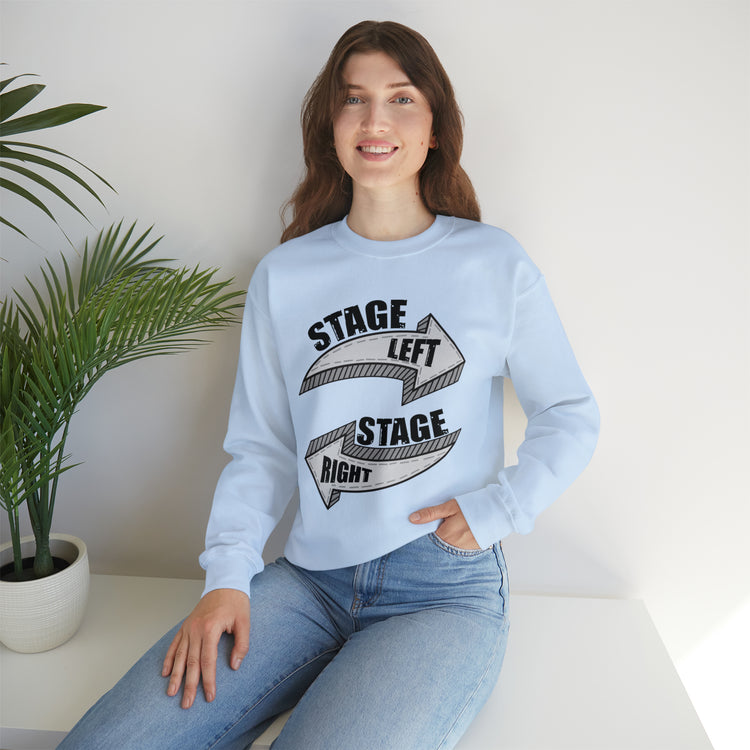 Novelty Dramatic Arts Actors Mockery Statements Gag Unisex Crewneck Sweatshirt