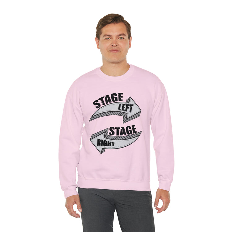 Novelty Dramatic Arts Actors Mockery Statements Gag Unisex Crewneck Sweatshirt