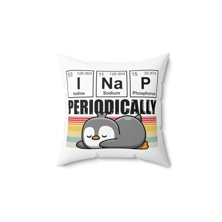 Humorous Introverts Sleeping Enthusiasts Graphic Mockeries Spun Polyester Square Pillow