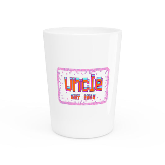 Uncle T Shirt | Auntie Shirt | Auntie Gift Family Reunion Shirt | Aunt TShirt | Promoted To Uncle | Promoted To Auntie | Baby Announcement Shot Glass