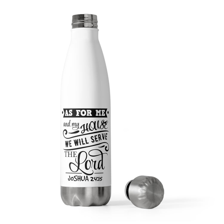 Vintage Lord's Servant Motivational Verses Tee Shirt Gift Cute Gratefulness Serving Quote Men Women T Shirt 20oz Insulated Bottle