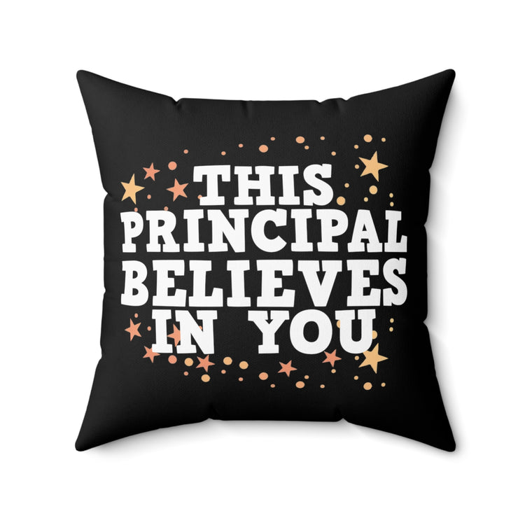 Hilarious Kindhearted Attitude Mind Academy University Group Spun Polyester Square Pillow