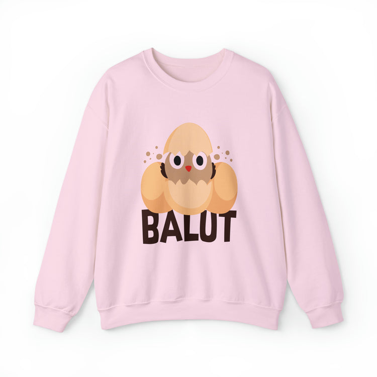 Funny Prideful Filipino Balut Illustration Philippines Balut Unisex Crewneck Sweatshirt