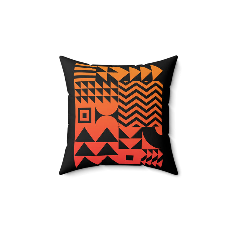 Novelty Geometric Triangleshapes Collection Portraitist Hilarious Collection Portraitist Artistic Sculptor Spun Polyester Square Pillow