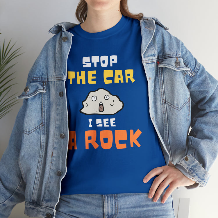 Shirt Funny Seeing Rocks Collectors Appreciation Mineralogy Geology T-Shirt Unisex Heavy Cotton Tee