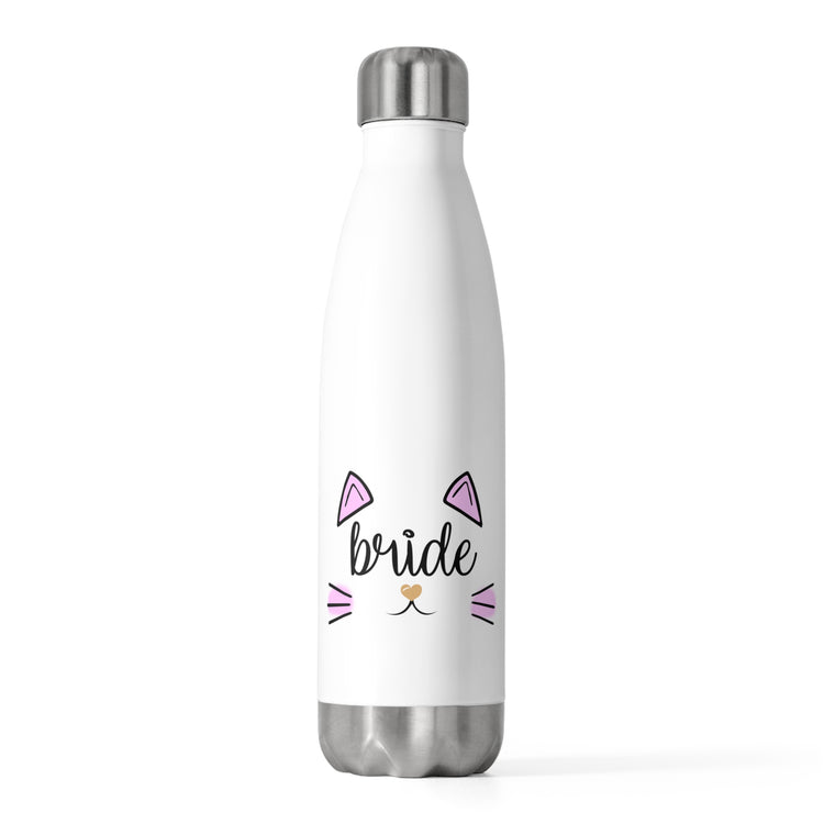 Bride Cat Bachelorette Team Bride Shirt Bridal Party Shower Gift Bridesmaid Shirts 20oz Insulated Bottle