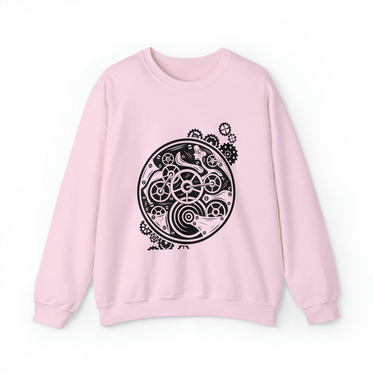 Vintage Steampunk Clock Mechanical Sarcastic Gears Machines Unisex Crewneck Sweatshirt