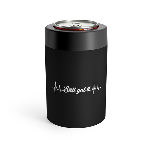 Hilarious Recovering Heartbeats Relieved Mockery Statements Graphic Can Holder