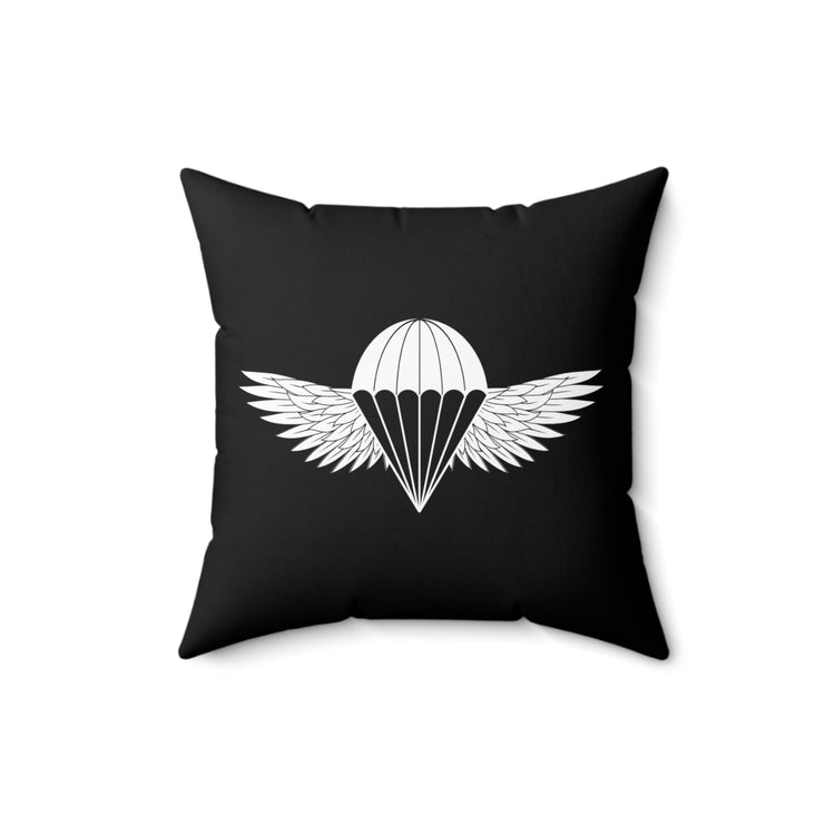 Inspirational Servicemen Aircrafts Deployment Illustration Uplifting Militaries Navies Spun Polyester Square Pillow