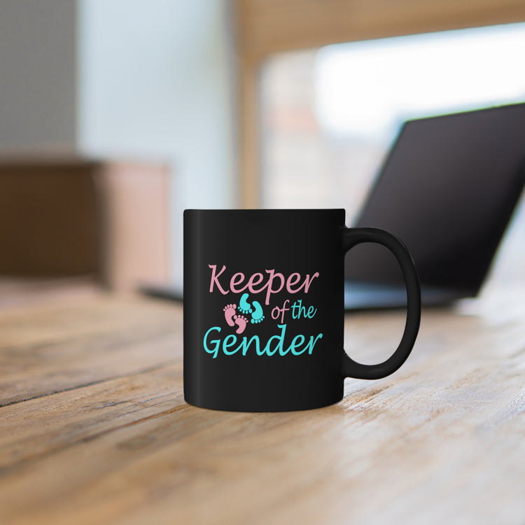 Keeper of The Gender Black mug 11oz