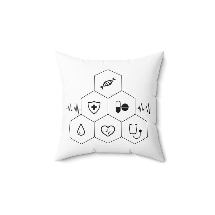 Humorous Pharmacist Pharmacology Medicine Technologist Pharma Pharmaceutical  Spun Polyester Square Pillow