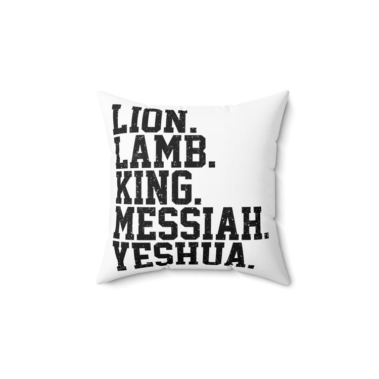 Uplifting Christianity Statements Uplifting Scriptures Spun Polyester Square Pillow