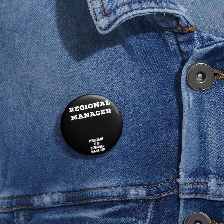 The Regional Manager Future Mom Baby Bump Custom Pin Buttons