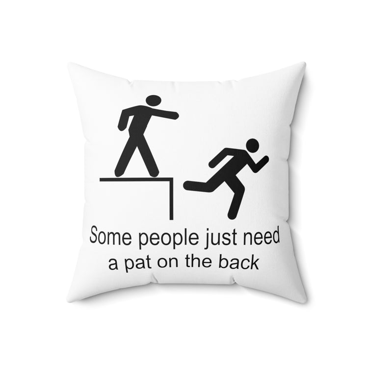 Humorous Introverts Inspirational Statements Motivational Introverted Illustration  Spun Polyester Square Pillow