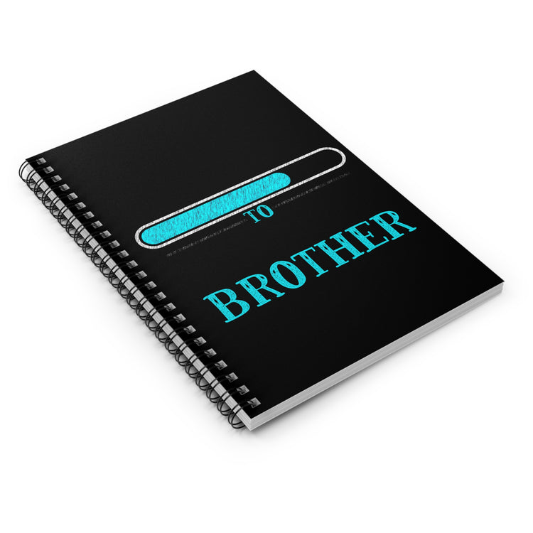 Leveling Up To Big Brother TShirt Spiral Notebook - Ruled Line