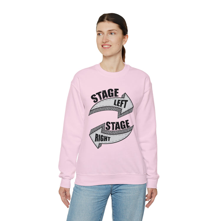 Novelty Dramatic Arts Actors Mockery Statements Gag Unisex Crewneck Sweatshirt