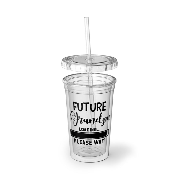 Future Grandpa Loading Please Wait Promoted To New Grandpa Suave Acrylic Cup