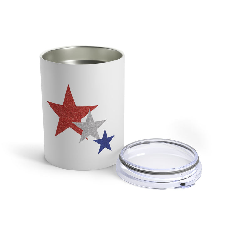 Three Stars Fourth Of July Tumbler 10oz