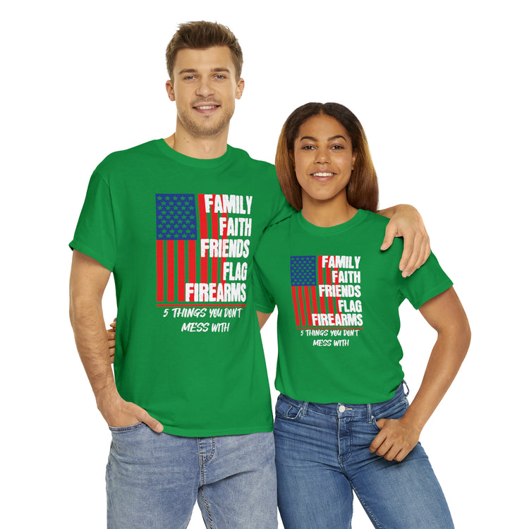 Shirt Vintage Families Faith Friends Servicemen Military Novelty Support Honor Patriotic T-Shirt Unisex Heavy Cotton Tee