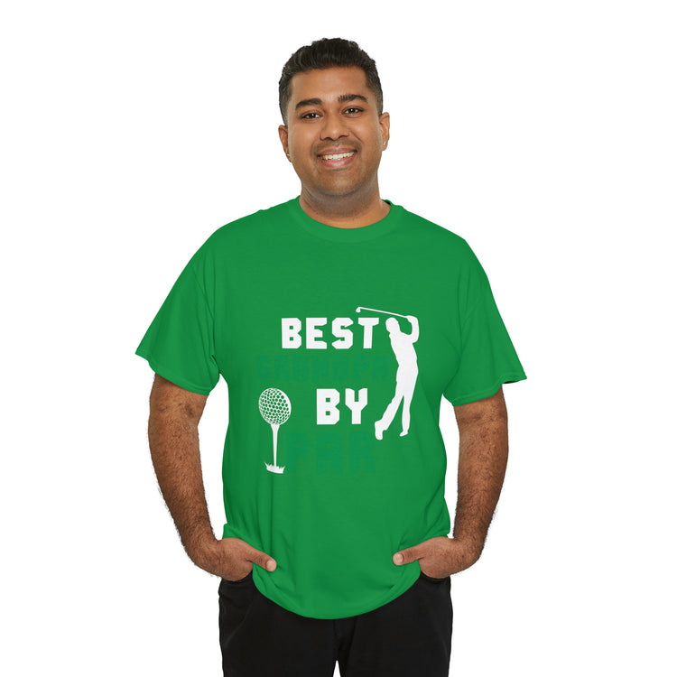 Shirt Funny Best Grandpa By Par Golf Granddad Golfer Golfing Legend T-shirt Unisex Heavy Cotton Tee