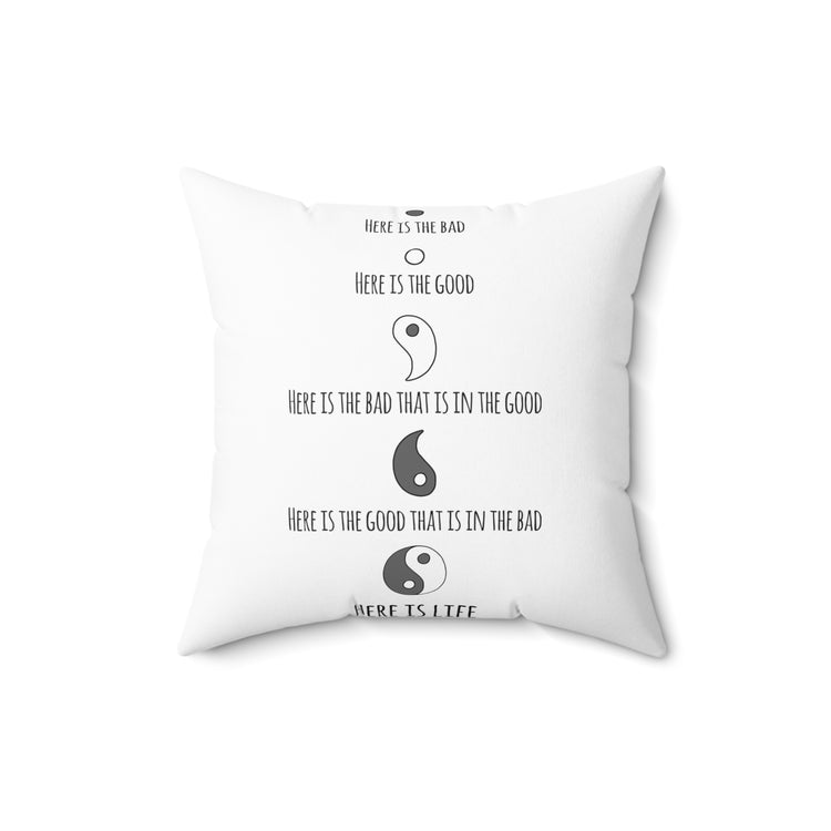 Humorous Meditating Reflexologist Reflexology Spun Polyester Square Pillow