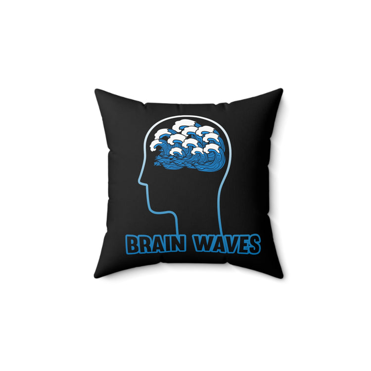 Novelty Neurobiology Neurophysiology Neurology Neurologist Mind Physician Practitioner Spun Polyester Square Pillow