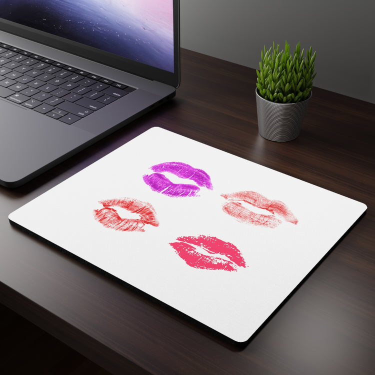 Lips Kiss Tshirt | Valentines Day Shirt | Sassy T Shirt | Sarcasm T-shirt | Sarcasm T-shirt | Funny Shirt Rectangular Mouse Pad