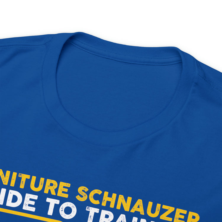 Shirt Funny Miniature Schnauzer Training Puppy Tips Positive Dog Socialization Clicker T-Shirt Unisex Heavy Cotton Tee