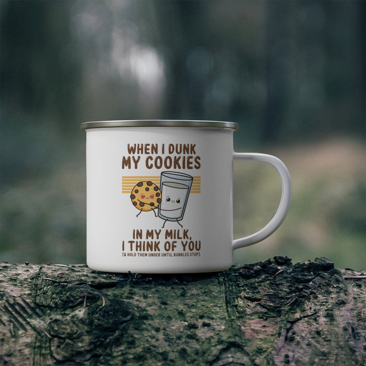 Hilarious Lovers Laughter Sarcasm Ridicule Humor Sarcastic Fun Enamel Camping Mug