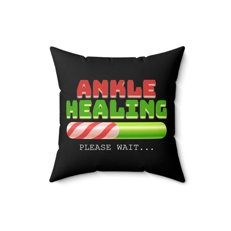 Humorous Anklebone Recuperation Rehabilitation Betterment Astragalus Osseus Improvement Polyester Square Pillow