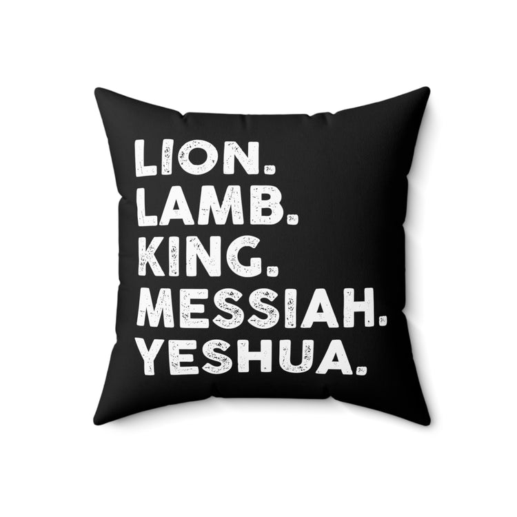 Uplifting Christianity Statements Devotee Vintage Religious Advantages Scriptures Spun Polyester Square Pillow