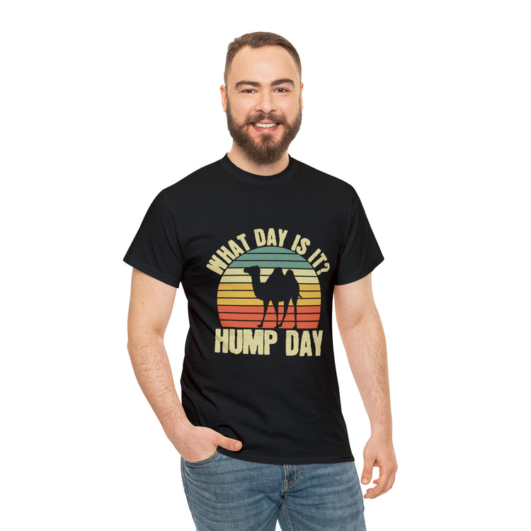 Shirt Funny Vintage Is It Hump Day Week Of Labour Memorable Graphic Nostalgic Classic T-Shirt Unisex Heavy Cotton Tee