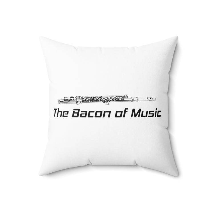 Humorous Choirmaster Conducting Note Melodies Gift  Spun Polyester Square Pillow