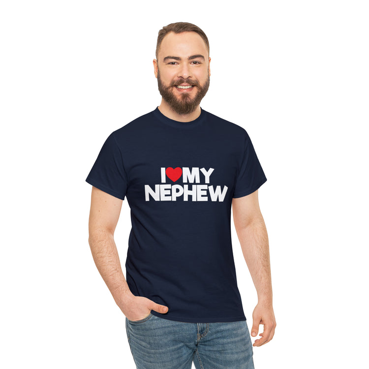 Shirt Funny Loving My Grandnephew Aunts Saying Nephew Meaningful Gift Love Family Pride T-Shirt Unisex Heavy Cotton Tee