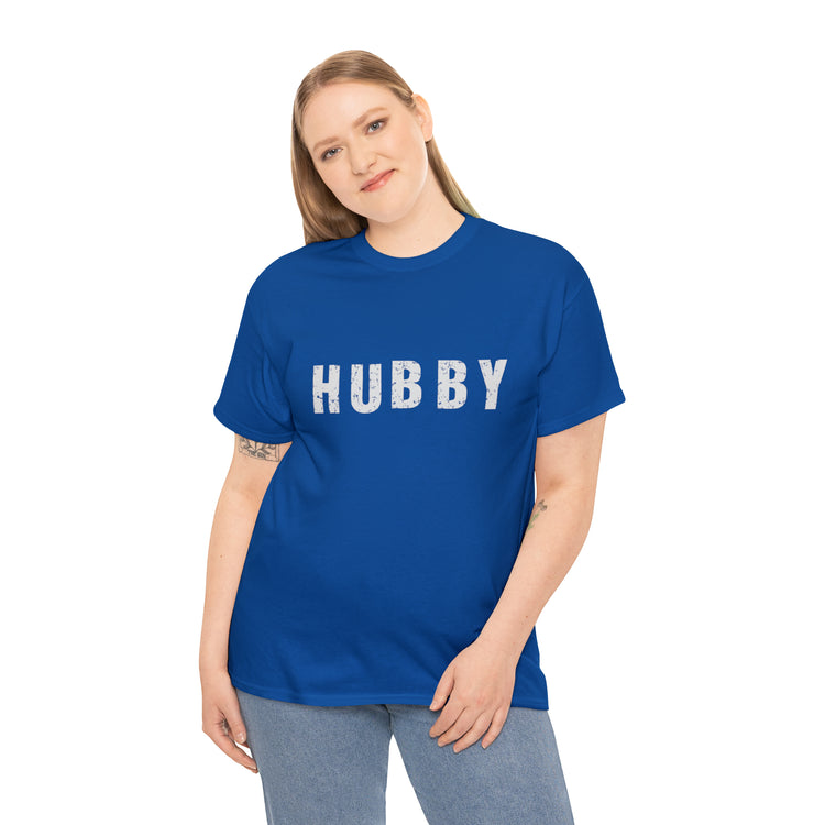 Shirt Funny Hubby Honeymoon Marriage Adventure Spouse Travel T-Shirt Unisex Heavy Cotton Tee