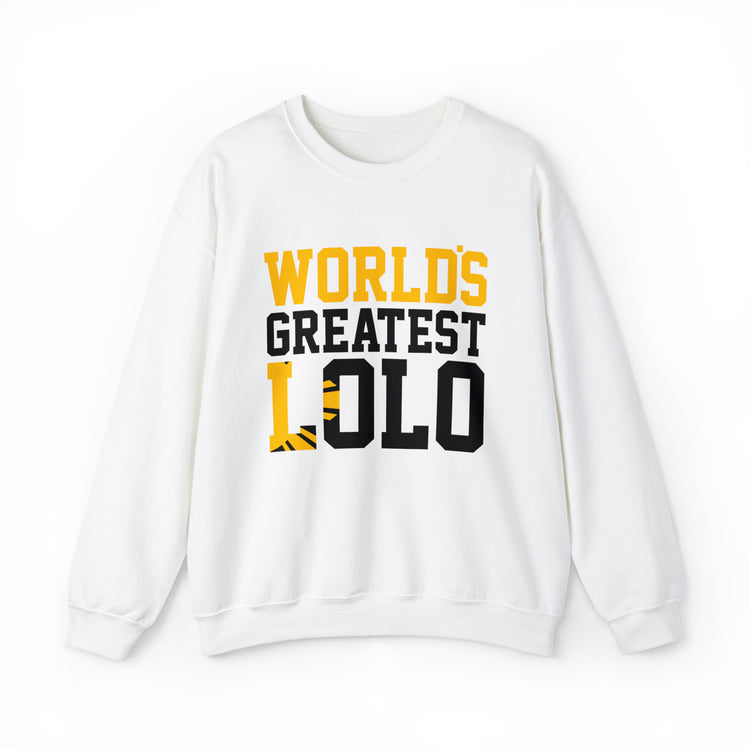 Novelty Filipino Lolo Grandfathers Pinoy Grandpa Graphic Unisex Crewneck Sweatshirt