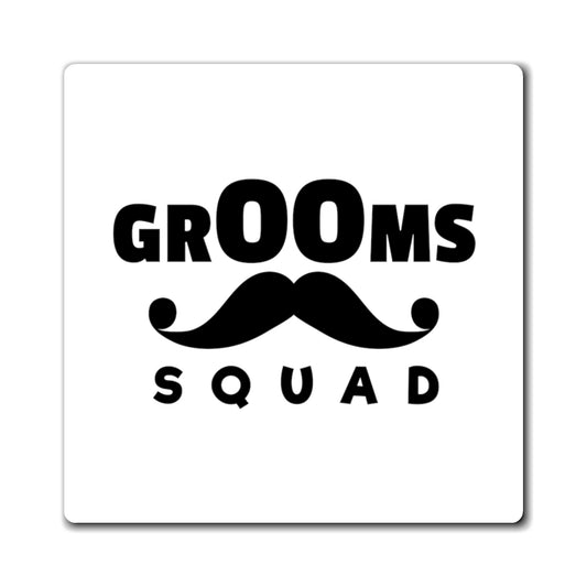 Funny Groom Squad Wedding Bachelors Mustache Wedding Hilarious Grooms Bridal Sayings Engagement Fiance Magnets