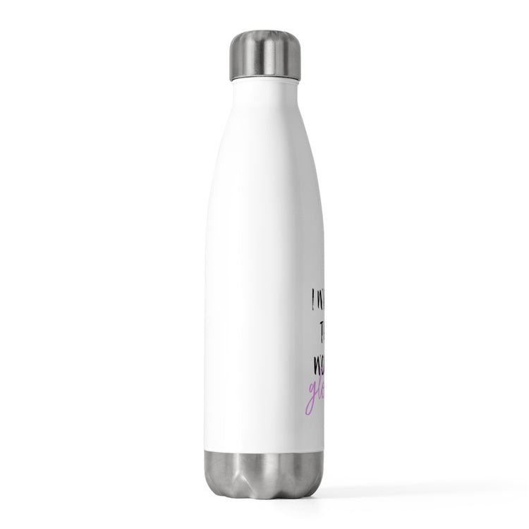 I Was Told There Would Be Glowing Future Mom Shirt 20oz Insulated Bottle