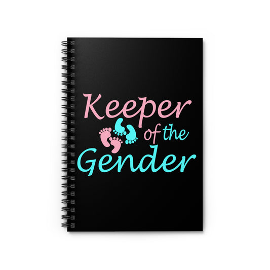 Keeper of The Gender Spiral Notebook - Ruled Line