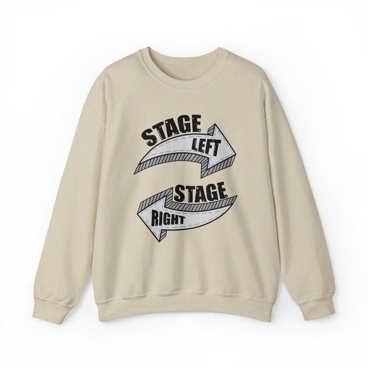 Novelty Dramatic Arts Actors Mockery Statements Gag Unisex Crewneck Sweatshirt