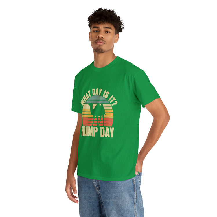 Shirt Funny Vintage Is It Hump Day Week Of Labour Memorable Graphic Nostalgic Classic T-Shirt Unisex Heavy Cotton Tee