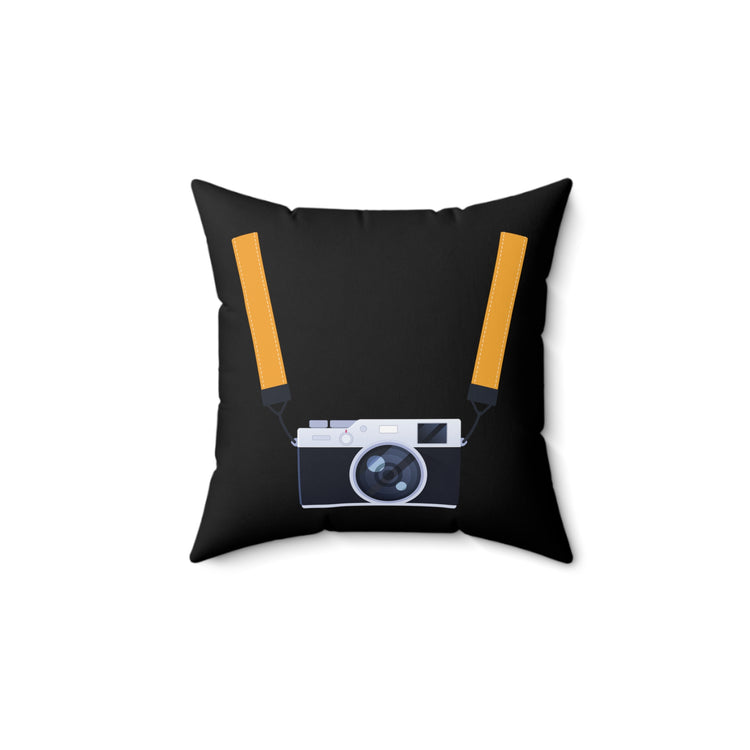 Photographers Hanging Camera Gags Photography Spun Polyester Square Pillow