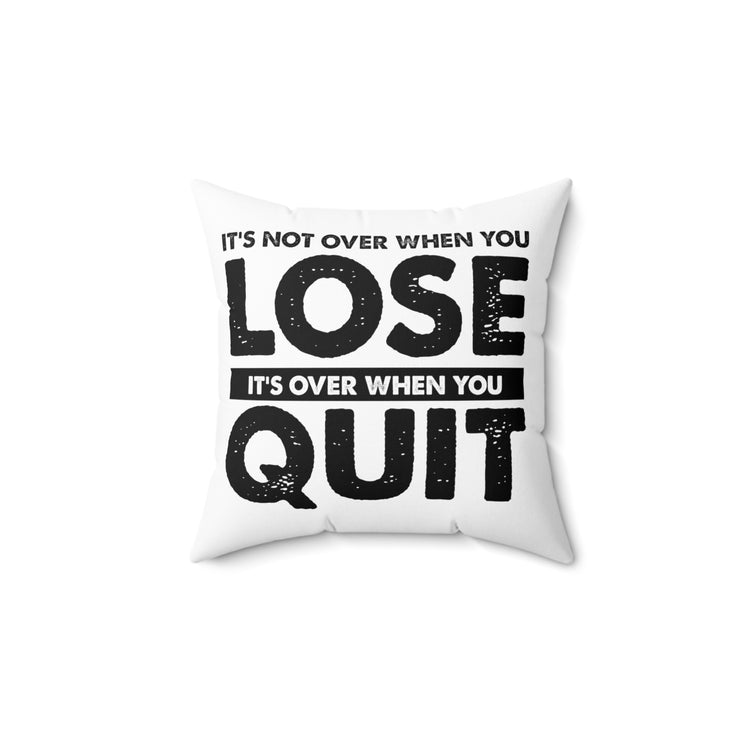 Novelty Inspirational CEO Uplifting Messages Entrepreneurs Spun Polyester Square Pillow