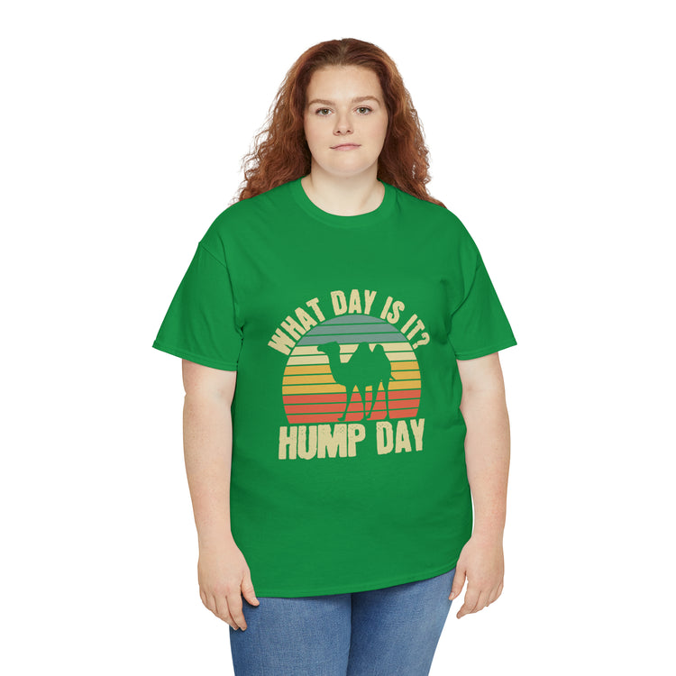 Shirt Funny Vintage Is It Hump Day Week Of Labour Memorable Graphic Nostalgic Classic T-Shirt Unisex Heavy Cotton Tee