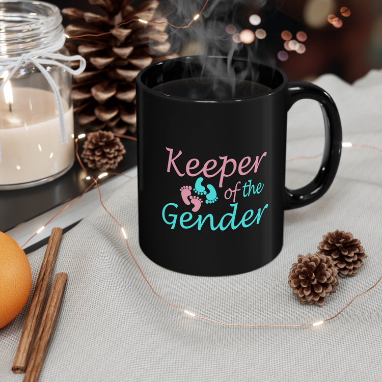 Keeper of The Gender Black mug 11oz